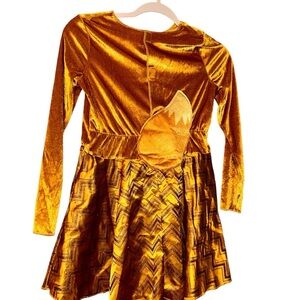Pokemon Eevee Girl's Glitter Costume Halloween Dress medium 7/8 kids dress up